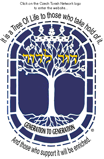 Open the scroll by clicking on The Czech Torah Network logo...